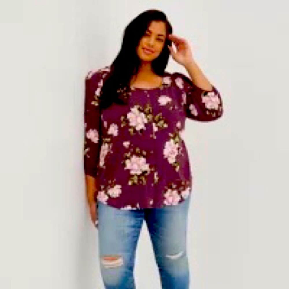 Torrid flowered top size 3x